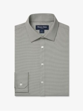 Leeward Dress Shirt Olive Straton Check